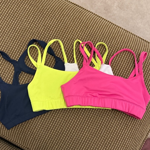 oiselle Other - Oiselle Sports Bras Bundle - Pink, Yellow, and Blue